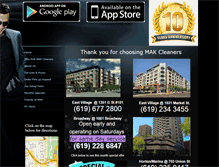 Tablet Screenshot of makcleaners.com